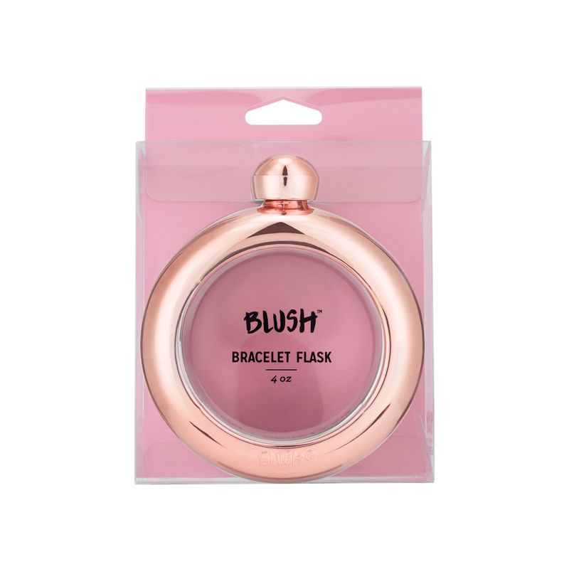 Rose Gold Plastic Bangle Flask by Blush®, 3 of 4