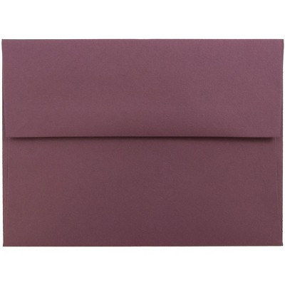 JAM Paper A6 Invitation Envelopes 4.75 x 6.5 Burgundy 36395843
