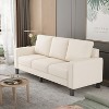 KTMBDW 53/"75" Small Sofa, Soft Small Couch, Comfy Couches, 600lb Load Sofas with Ottoman Bench, Cozy Couches for Living Room, Bedroom - 2 of 4