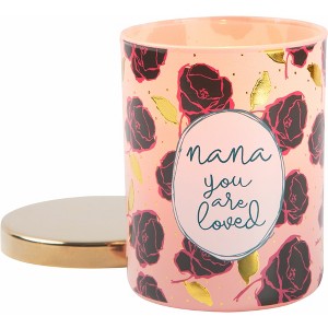 Pavilion Gift Company - Nana - 7 oz 100% Soy Wax Candle Scent: Fresh Cotton - Flame Candles - 1 of 4
