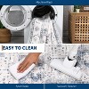 Machine Washable Area Rug - Lightweight Low Pile Chenille Carpet with Non-Slip Backing Boho Print Decorative Rug for Living Room Bedroom Dining Room - 4 of 4