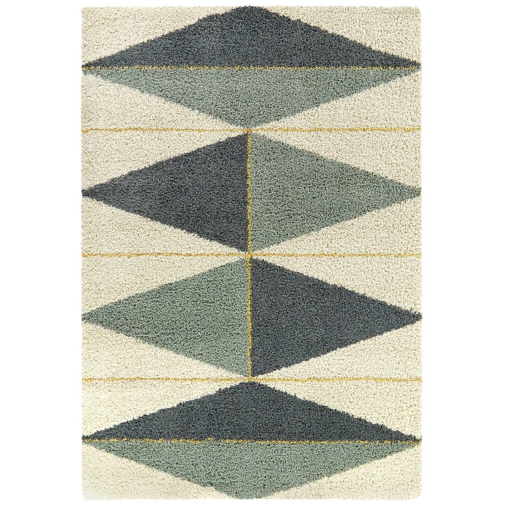 Photos - Area Rug 7'10"x10' Levine Mid-Century Modern Geometric Rug Blue - Balta Rugs