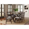 Rubberwood Side Chair with Removable Leatherette Seat, Side Stretchers and Easy-Care Cushion (Set of 2) - 3 of 4