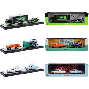 Auto Haulers "Coca-Cola" Set of 3 pieces Release 34 Limited Edition to 8000 pieces Worldwide 1/64 Die Cast Models by M2 Machines - 1 of 4