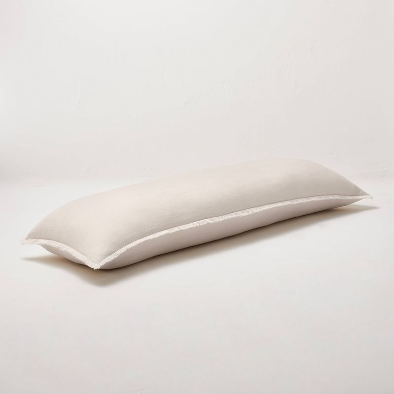 Lumbar Heavyweight Linen Blend Throw Pillow - Casaluna™, 4 of 12