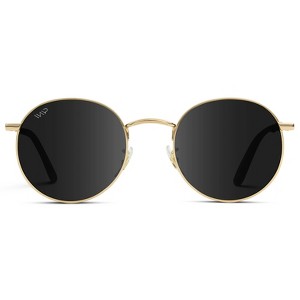 WMP Eyewear Trendy Round Metal Frame Polarized Sunglasses - 1 of 4