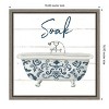 Amanti Art Cottage Bath II by Wild Apple Portfolio Canvas Wall Art Print Framed 16 x 16-in. - 4 of 4