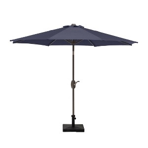WestinTrends 9 Ft Outdoor Patio Market Table Umbrella with Square Concrete Base - 1 of 4