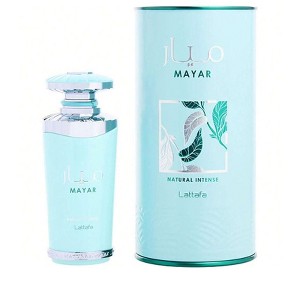 Lattafa Mayar Natural Intense By Lattafa Unisex Coconut Water, Fig, Green Tangerine, Loutus, Jasmine  Eau De Parfum Spray 3.4 Oz - 1 of 1