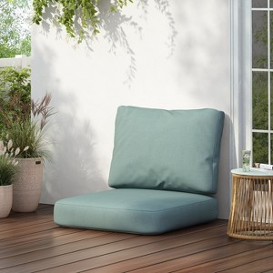 Christopher Knight Home Noah Outdoor 5-Inch Thick Deep Seat Club Chair Cushion Set - 1 of 4