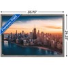 Trends International Cityscapes - Chicago, Illinois Framed Wall Poster Prints - 3 of 4