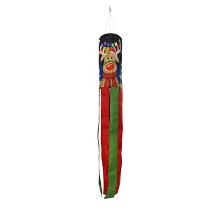Briarwood Lane Christmas Wind Spinner 40x6 Festive Reindeer For Christmas Wind Spinner - 1 of 2