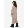 ellos Women's Plus Size Button Front Duster Cardigan - 3 of 4