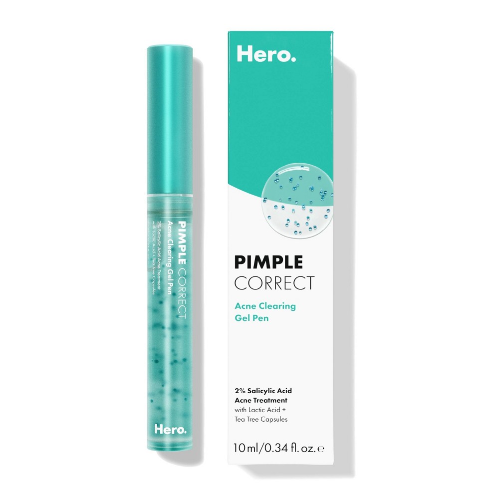 Photos - Cream / Lotion Hero Cosmetics Pimple Correct Acne Clearing Gel Pen - 0.34 fl oz