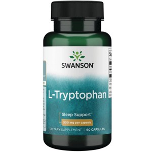 Swanson Dietary Supplements L-Tryptophan 500 mg Capsule 60ct. - 1 of 2