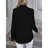 Clearlove Womens Button Down Shirts  Long Sleeve Wrinkle Free Collared Work Office Casual Blouses Tops - 3 of 3