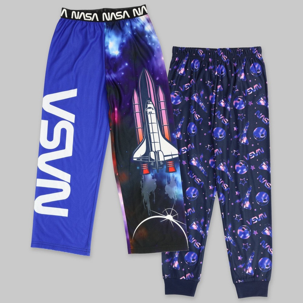 NASA Boys 2 Pack Lounge Pant Pajamas  Sizes 4-12