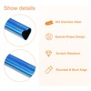 Unique Bargains 304 Stainless Steel Durable Reusable Heart Shape Drinking Straw 8.46" x 0.31"(L*W) - 3 of 4