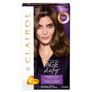 Clairol Age Defy Permanent Hair Color - 5G Medium Golden Brown - 1 kit