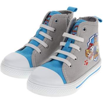 Paw Patrol Toddler Shoes,High Top Sneakers Zipper Closure,Toddler Size 6 to 11
