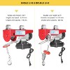 Electric Hoist, Automatic Lift Electric Cable Hoist with Wireless Remote Control with 12m Rope, 110V Electric Lift Hoist 39 ft Lifting Height - 4 of 4