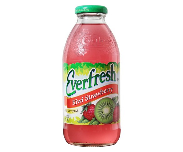 Everfresh Kiwi Strawberry - 16 fl oz Glass Bottle