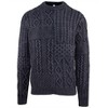 Men's Stonewashed Cotton Patchwork Crew Sweater - Schott - 2 of 4