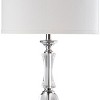 Canterbury Floor Lamp - Clear/Chrome - Safavieh - image 3 of 4