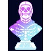 Men's Fortnite Skull Trooper All Hail Glow T-Shirt - 2 of 4