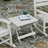 Merrick Lane Outdoor Folding Side Table, Portable All-Weather HDPE Adirondack Side Table - 4 of 4
