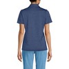 Lands' End Women's Rapid Dry Short Sleeve Space Dye Sport Neck Polo Shirt - 2 of 4