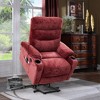 NicBex Linen Lift Recliner Chair for Elderly,Massage Chairs with 8-Point Massage and Lumbar Heating,Modern Reclining Chairs for Living Room - 2 of 4