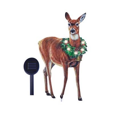 Collections Etc Solar Deer Stakes