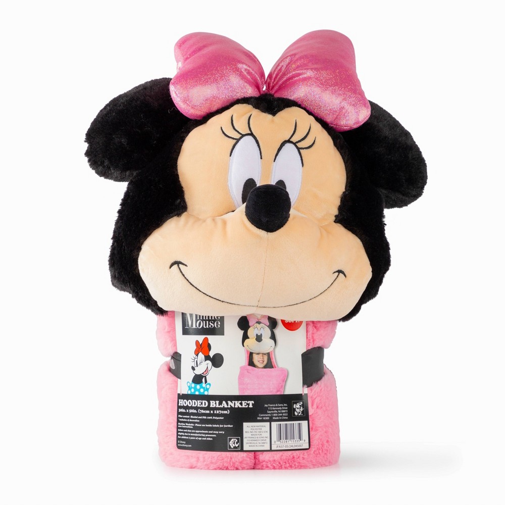 Photos - Duvet Minnie Mouse Hooded blanket