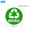 Unique Bargains Self-Adhesive PVC Vinyl Waterproof Indoor and Outdoor Trash Bin Sticker 12 Pcs 5 Inch - 2 of 4