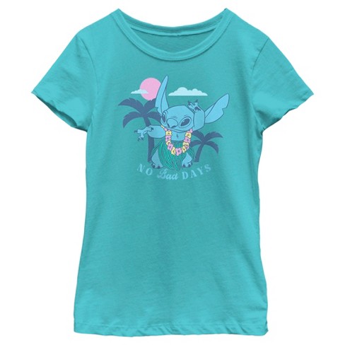 Girl's Lilo & Stitch No Bad Days Hula Stitch T-Shirt - image 1 of 4