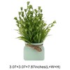 Unique Bargains Artificial Plants Bell Flowers in Pot Plastic 3.07"x3.07"x7.87" 1 Pc - 3 of 4