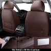 Coverado Car Seat Covers Stylish Waterproof Faux Leather - 3 of 4