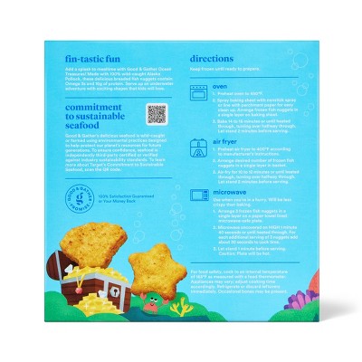 Wild Caught Alaska Pollock Frozen Fish Nuggets 19oz - Good & Gather™