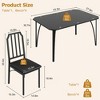 Dining Table Set  Kitchen Table Chairs Set of 2 with Ultra Comfortable PU Cushion, Dining Room Table Set  Furniture with Kitchen - 4 of 4