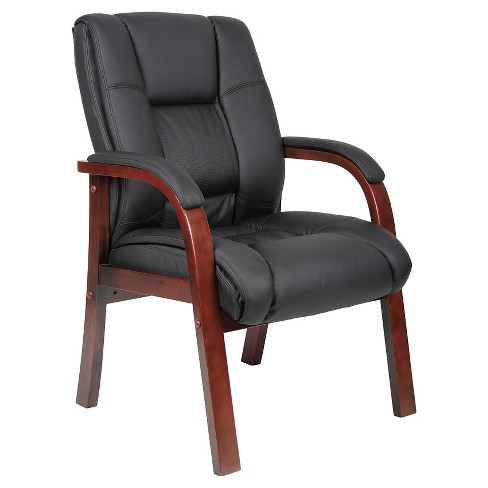 Executive Mid Back Office Chair - Black by Boss Office Products