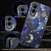 BONGEEK Case Compatible with Samsung Galaxy S25 Edge,Scratch Resistant Hybrid 2-Layer Hard Shell Bright Phone Case,Celestial Starry Night Moon Stars - 3 of 4