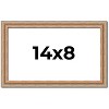 PosterPalooza | Photo Size Deco Brown Picture Frame - UV Acrylic, Foam Board Backing, Hanging Hardware - 2 of 4