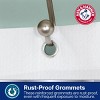 Arm & Hammer 70"x72" Striped Water Repellent Shower Curtain/Liner Dashes - 4 of 4