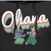 Men's Lilo & Stitch Rainbow Ohana Hula Dance Pull Over Hoodie - 2 of 4