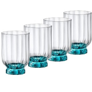 Bormioli Rocco Florian 4-Piece Double Old Fashioned Whisky Glasses, 12.75 Oz. Italian Made Glassware, Dishwasher Safe - 1 of 4