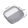 Unique Bargains Nylon Mesh Zipper Portable Travel Storage Makeup Bag - 2 of 3