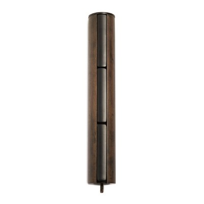 Flapper Sleek Black/Walnut 9-Hook Freestanding Coat Rack