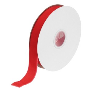 Unique Bargains Soft Single Face Spool Silky Velvet Ribbon for Bouquets DIY Crafts - 1 of 3