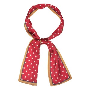 INSPIRE CHIC Women's Lovely Polka Dot Pattern Hair Band Neck Wraps 38.5x3.5 inches(LxW) - 1 of 4